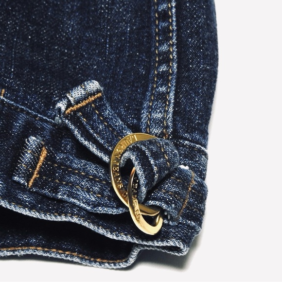 VTG LRL Ralph Lauren Jeans Co Trucker Blue Denim Woman’s XL - Gold Eagle Buttons - Picture 14 of 15